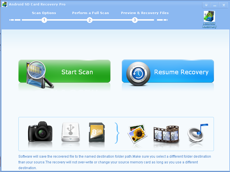 Windows 8 Android SD Card Recovery Pro full