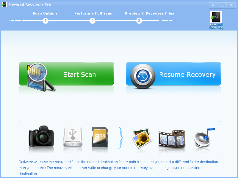 Newpad Recovery Pro screenshot Newpad Recovery Pro screenshot
