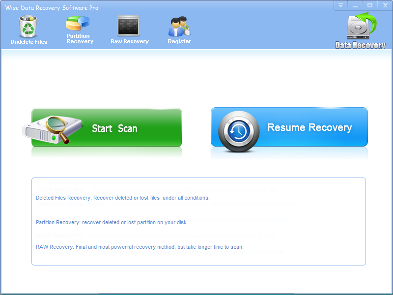 Windows 7 Wise Data Recovery 2.9.1 full