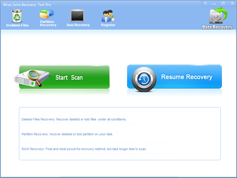 Windows 7 Wise Data Recovery Tool 2.7.3 full