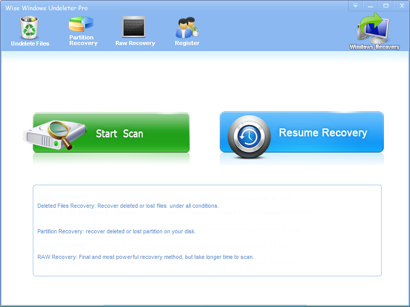 Windows 7 Wise Windows Undeleter 2.9.0 full