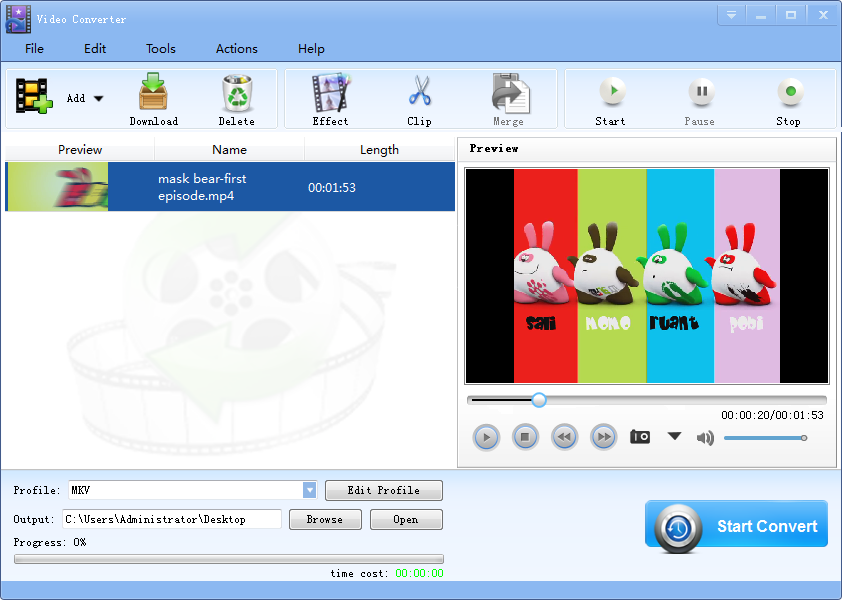 Lionsea Video Converter Ultimate screenshot