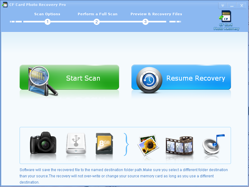 Windows 7 CF Card Photo Recovery Pro 2.8.0 full