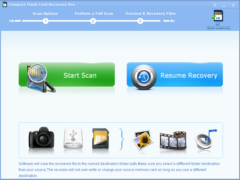 Compact Flash Card Recovery Pro